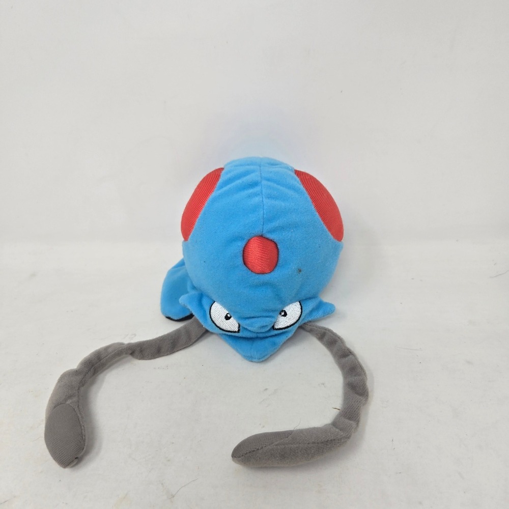 Pokemon‎ Tentacool Plush 2007 Jakks Pacific Blue Red Nintendo Toy 4 Inch